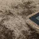 Asiatic Plush Taupe Round Rug