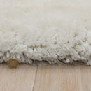 Asiatic Plush White Round Rug