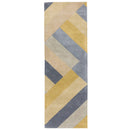 Asiatic Reef 02 Big Zig Ochre Grey Rug