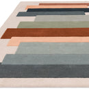 Asiatic Reef 32 Stacks Green Rug