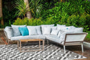 Aztec Grey & White Reversible Outdoor Rug