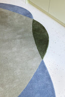 Brink & Campman Element Chad Grey Green 087704 Round Rug