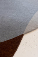 Brink & Campman Element Chad Brown Blue 087705 Round Rug