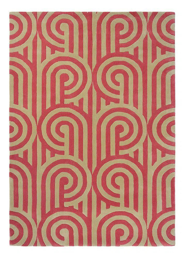 Florence Broadhurst Turnabouts Claret 039200