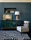 Florence Broadhurst Turnabouts Black 039205