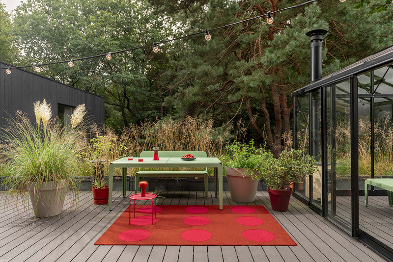 Brink & Campman Habitat Festival Dots Red 495800 Outdoor Rug