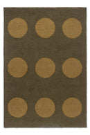 Brink & Campman Habitat Festival Dots Olive Green 495817 Outdoor Rug