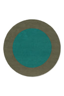 Brink & Campman Habitat Festival Round Aqua 496308 Outdoor Rug