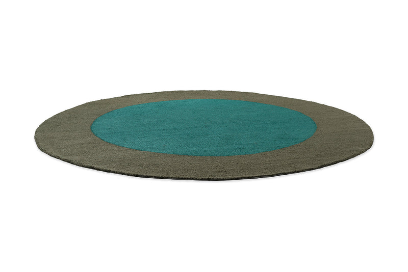 Brink & Campman Habitat Festival Round Aqua 496308 Outdoor Rug