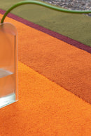 Brink & Campman Habitat Festival Stripe Orange 496513 Outdoor Rug