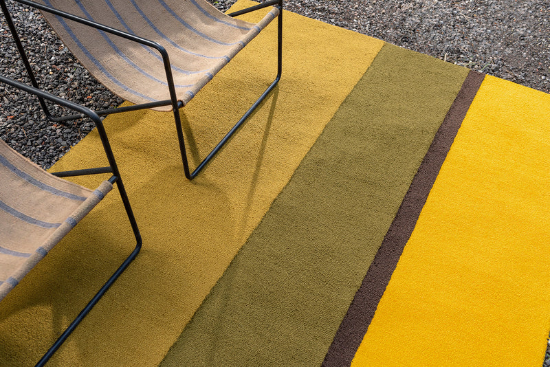 Brink & Campman Habitat Festival Stripe Yellow 496516 Outdoor Rug