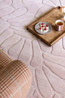 Laura Ashley Coleby Petals Chalk Pink 078802 Rug