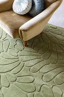 Laura Ashley Coleby Petals Hedgerow Green 078807 Rug