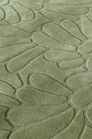 Laura Ashley Coleby Petals Hedgerow Green 078807 Rug