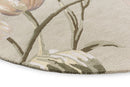 Laura Ashley Gosford Natural Sage Green 081307 Round Rug