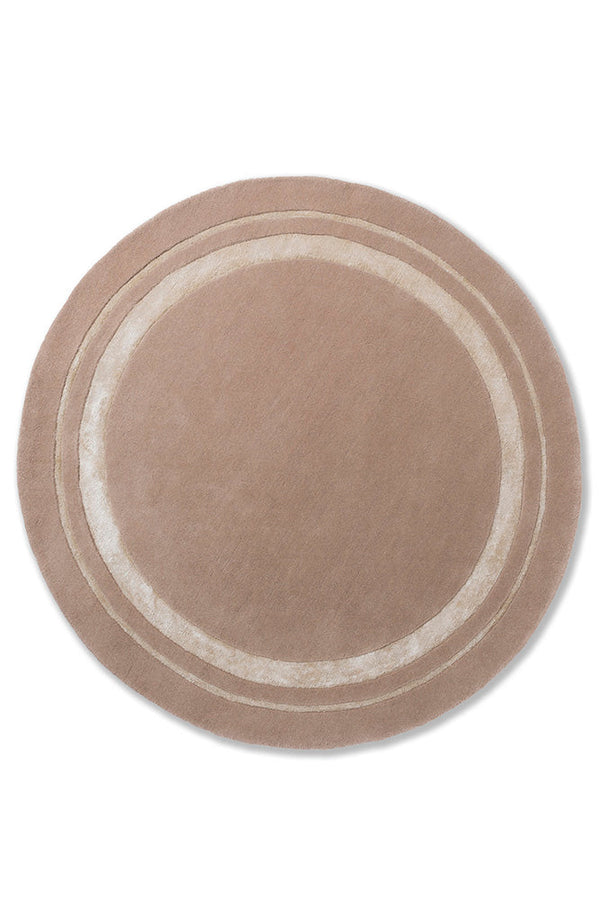 Laura Ashley Redbrook Hazelnut 081801 Round Rug