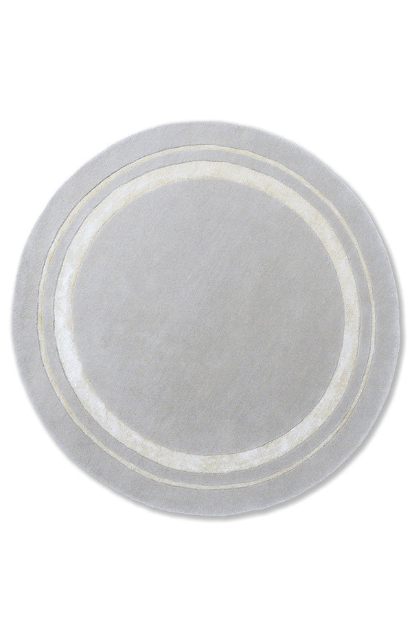 Laura Ashley Redbrook Silver 081804 Round Rug