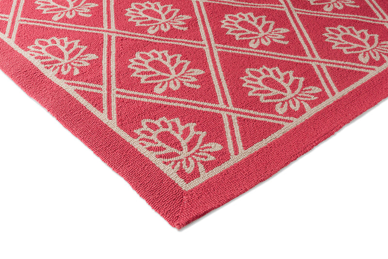 Laura Ashley Porchester Poppy Red Outdoor 480200 Rug