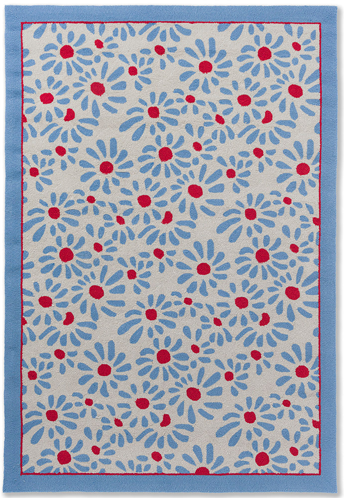 Laura Ashley Thorncliff Sky Blue Outdoor 480308 Rug