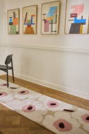 Marimekko Unikko Beige Pink 132402 Runner Rug