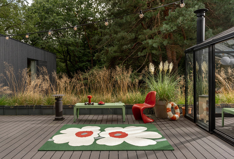 Marimekko Unikko 60th Anniversary Green 433007 Rug