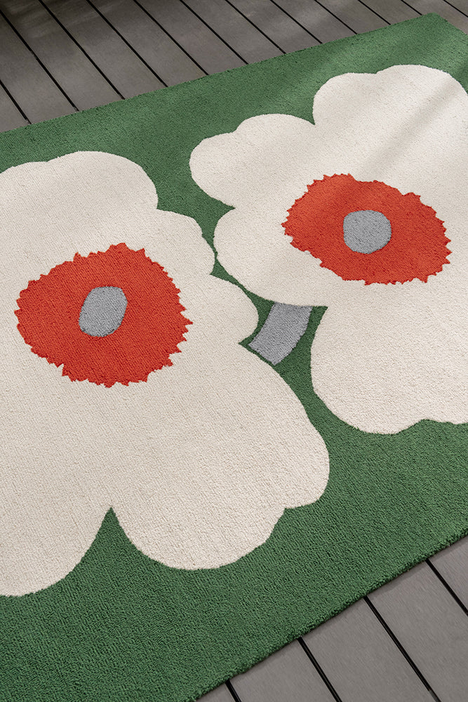 Marimekko Unikko 60th Anniversary Green 433007 Rug