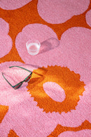 Marimekko Unikko Pink Orange Outdoor 434302 Rug
