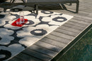 Marimekko Unikko Charcoal White Outdoor 434305 Rug