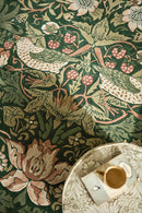 Morris & Co Strawberry Thief Forest 027707 Rug