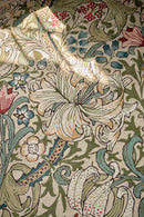 Morris & Co Golden Lily Green - Red 130107 Rug