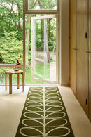 Orla Kiely Linear Stem Olive 060501 Runner Rug
