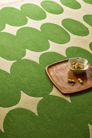 Orla Kiely Optical Oval Green - Cream 157707 Rug