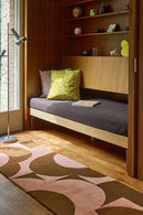 Orla Kiely Prism Flower Pink - Terracotta 158002 Rug