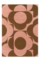 Orla Kiely Prism Flower Pink - Terracotta 158002 Rug