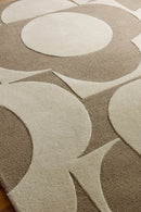Orla Kiely Prism Flower Mushroom - Ecru 158009 Rug