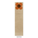 Orla Kiely Flower Placement Pumpkin - Ecru 158203 Rug