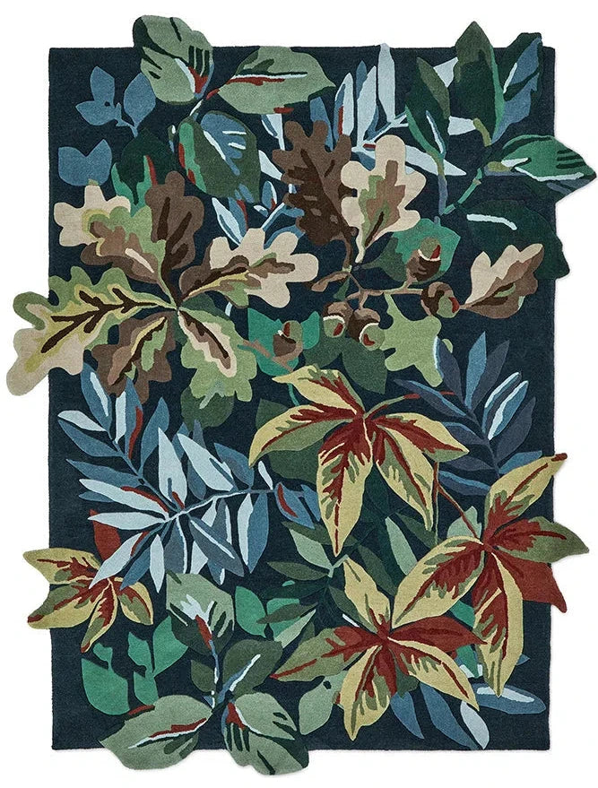 Sanderson Robin's Wood Forest Green 146508 Rug