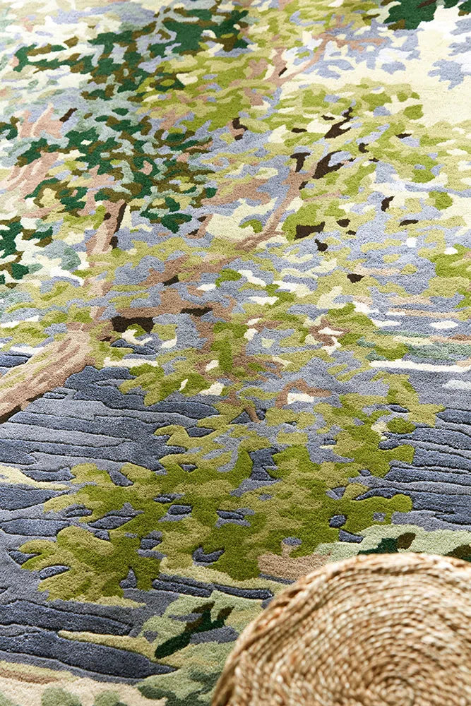 Sanderson Ancient Canopy Forest Green 146708 Rug