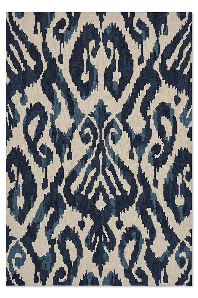 Sanderson Kasuri Indigo Outdoor 446208