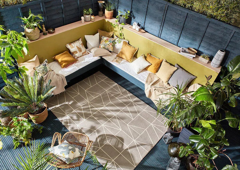 Scion Viso Steel Outdoor Rug 424004