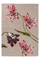 Ted Baker Botanical Tulip Burgundy 455610 Outdoor Rug