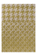 Ted Baker Houndstooth Mustard 455706 Outdoor Rug