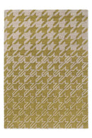 Ted Baker Houndstooth Mustard 455706 Outdoor Rug