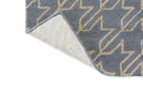 Ted Baker Houndstooth Washed Blue 455708 Outdoor Rug