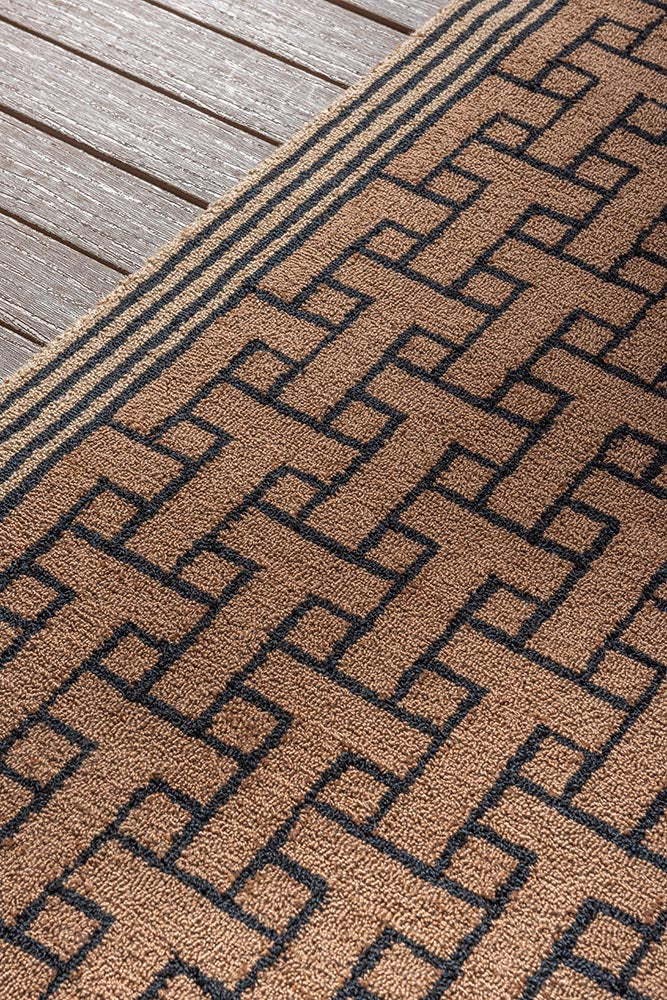 Ted Baker T Monogram Light Brown 455811 Outdoor Rug