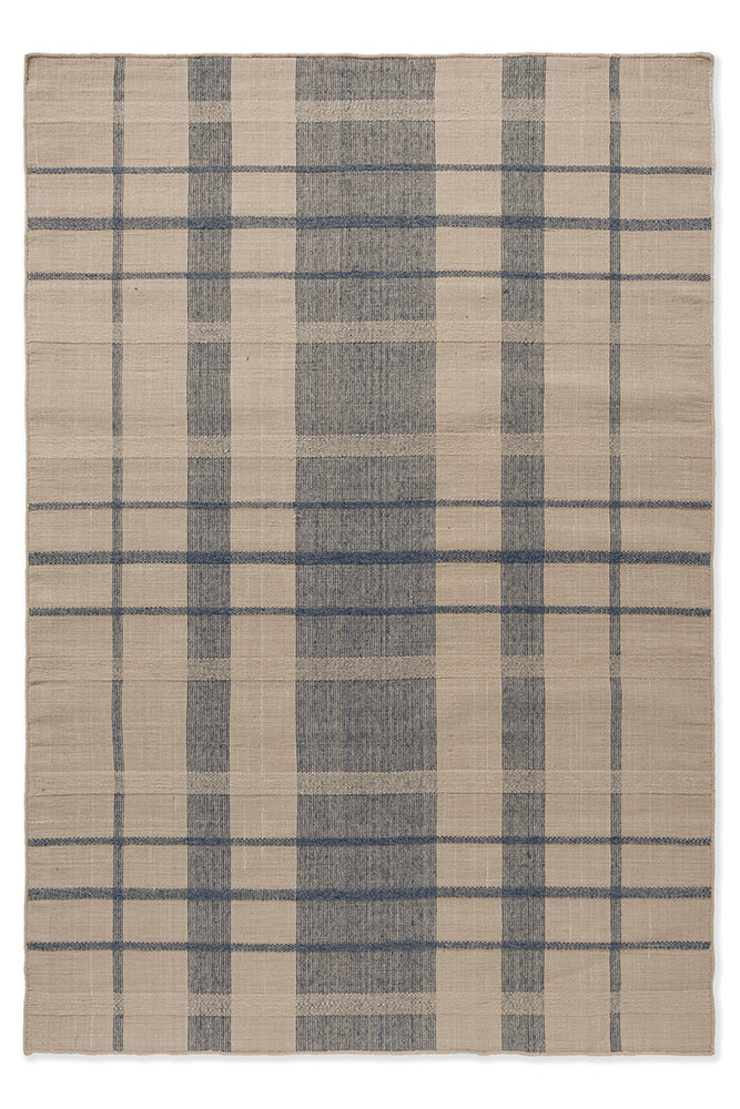 Brink & Campman Zona Denim Check 497408 Outdoor Rug