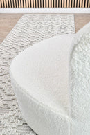 Colorado Chevron Light Grey Outdoor Rug