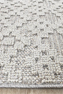Colorado Chevron Light Grey Outdoor Rug