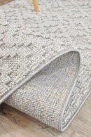 Colorado Chevron Light Grey Outdoor Rug
