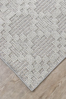 Colorado Chevron Light Grey Outdoor Rug
